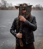Real Leviathan axe with Glow-in-the-Dark Runes