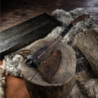 Real Leviathan axe with Glow-in-the-Dark Runes