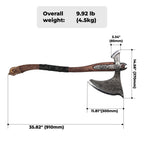 Real Leviathan axe with Glow-in-the-Dark Runes