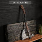 Real Leviathan axe with Glow-in-the-Dark Runes