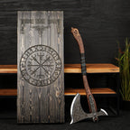 Real Leviathan axe with Glow-in-the-Dark Runes