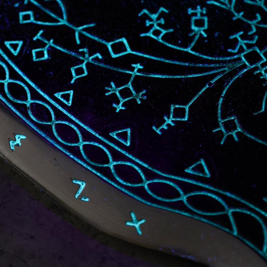Real Leviathan axe with Glow-in-the-Dark Runes