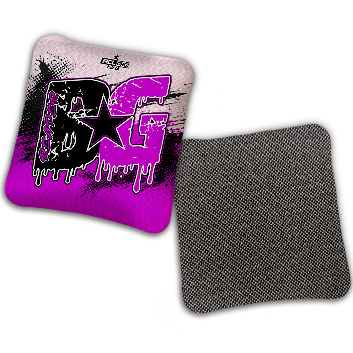 2027 ACL - BG Multiple Bag Models "GRUNGE" - Pro Stamped Cornhole Bags - SET OF 4 BAGS