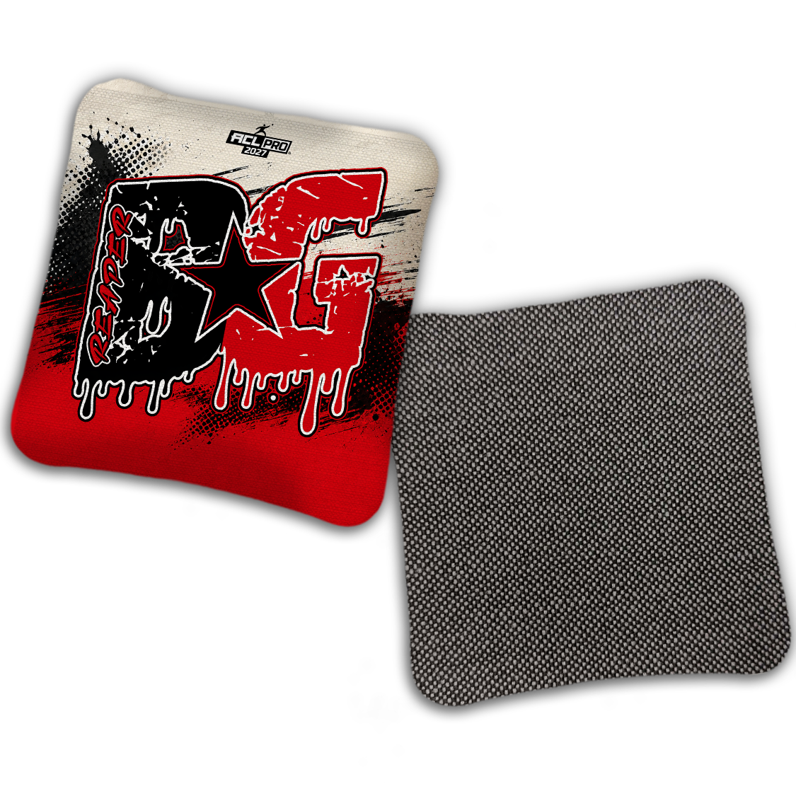 2027 ACL - BG Multiple Bag Models "GRUNGE" - Pro Stamped Cornhole Bags - SET OF 4 BAGS