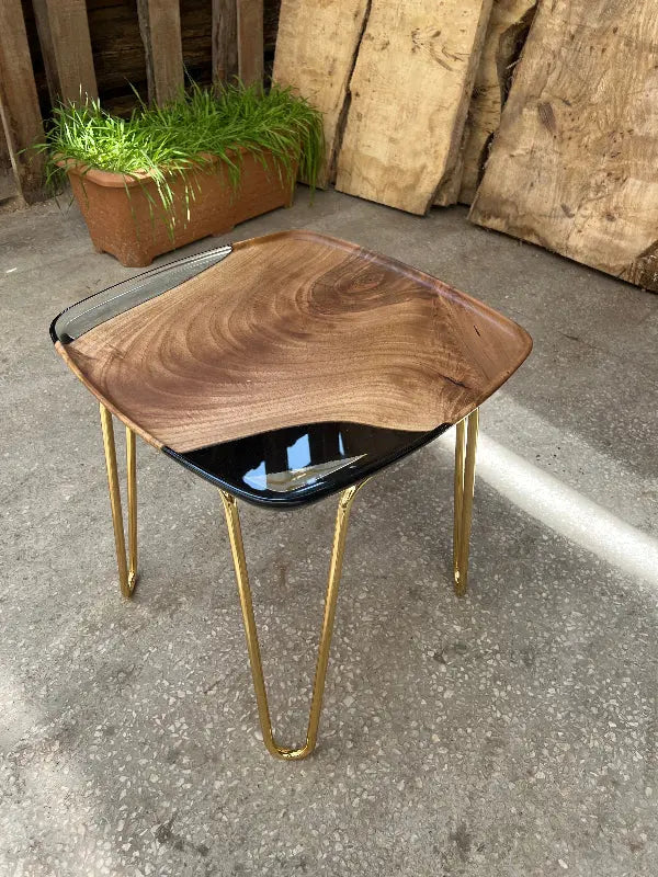 Rectangular Resin Side Table | Ivory Side Table