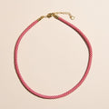 Red & White Minimalist Paracord Necklace