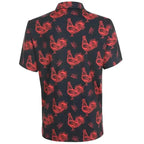 Red Rooster Cool-Stretch Men's Golf Shirt (Black/Red)