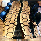 Hexagon Resin Dining Table