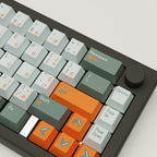 Retro Design Keycaps and Mechanical Keyboard