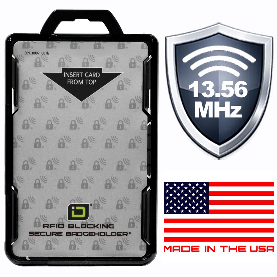 Secure Badge Holder DuoLite ® Vertical 2 ID Card Holder