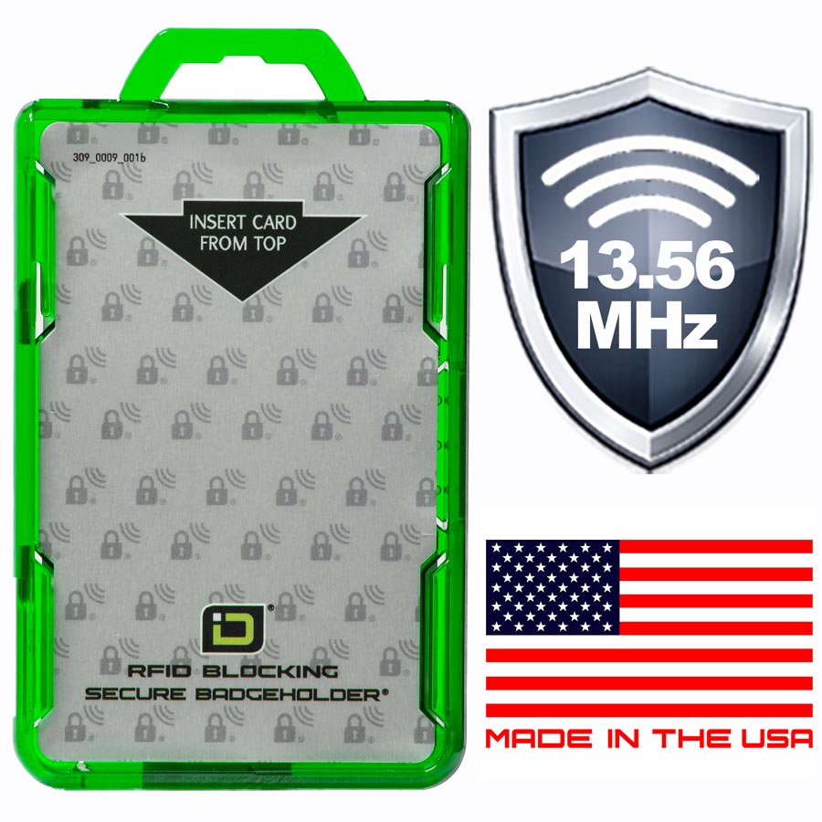 Secure Badge Holder DuoLite ® Vertical 2 ID Card Holder