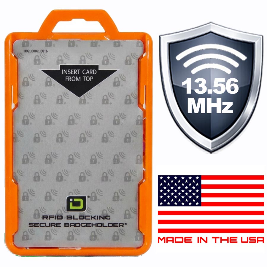 Secure Badge Holder DuoLite ® Vertical 2 ID Card Holder