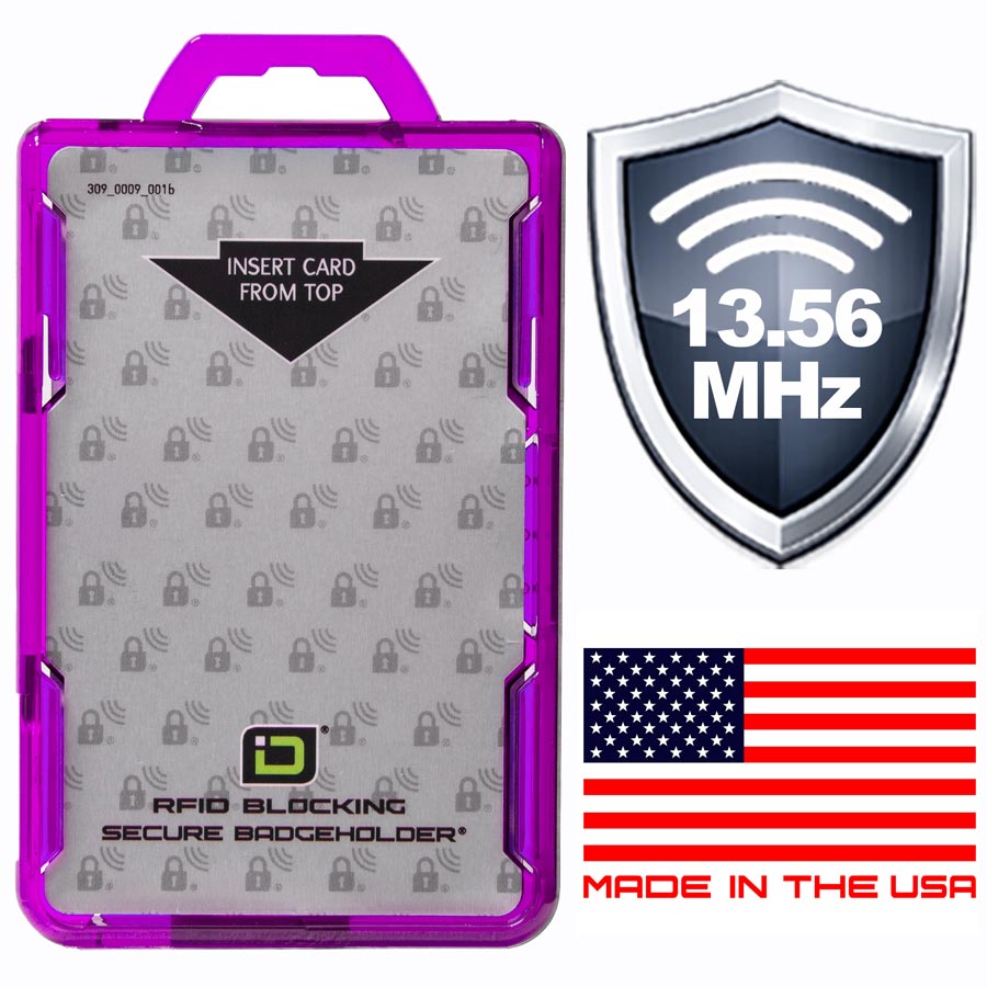 Secure Badge Holder DuoLite ® Vertical 2 ID Card Holder