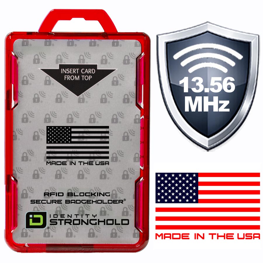 Secure Badge Holder DuoLite ® Vertical 2 ID Card Holder