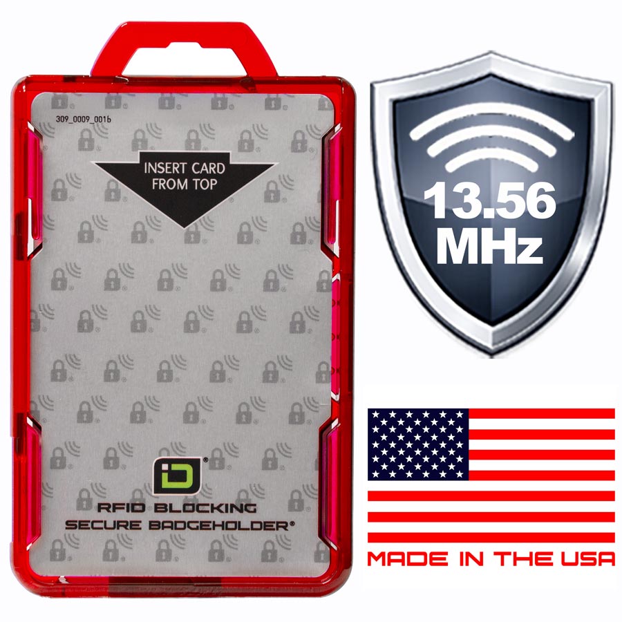 Secure Badge Holder DuoLite ® Vertical 2 ID Card Holder