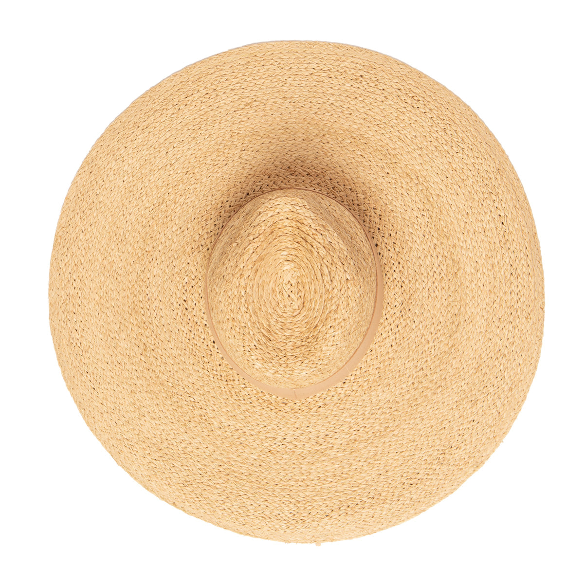 Women's Raffa Braid Wide Brim Fedora With Suede Band