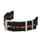 Ribbed Mako FN - Black & Orange