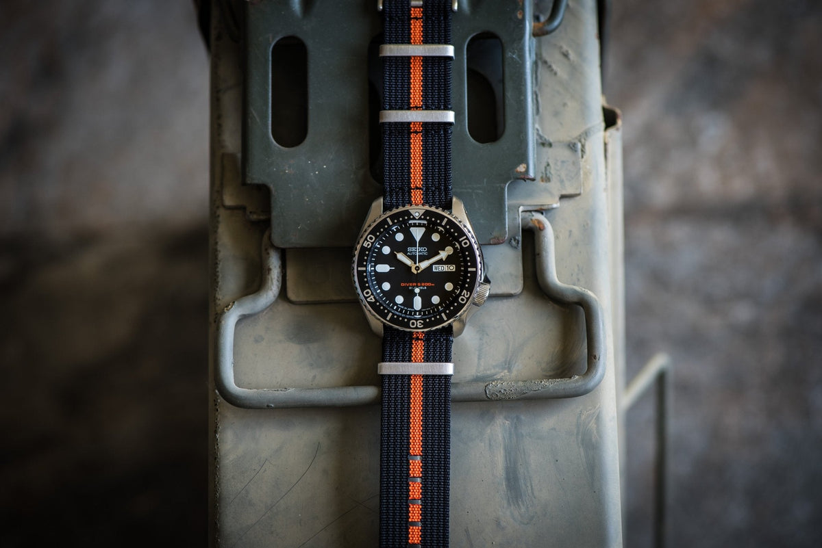 Ribbed Mako FN - Black & Orange