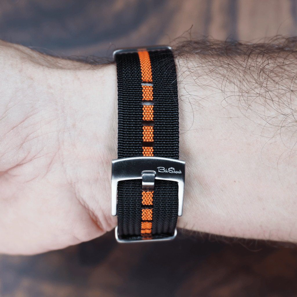 Ribbed Mako FN - Black & Orange