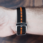 Ribbed Mako FN - Black & Orange