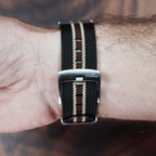 Ribbed Mako FN - Black, Tan & Red