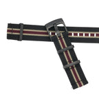 Ribbed Mako FN - Black, Tan & Red