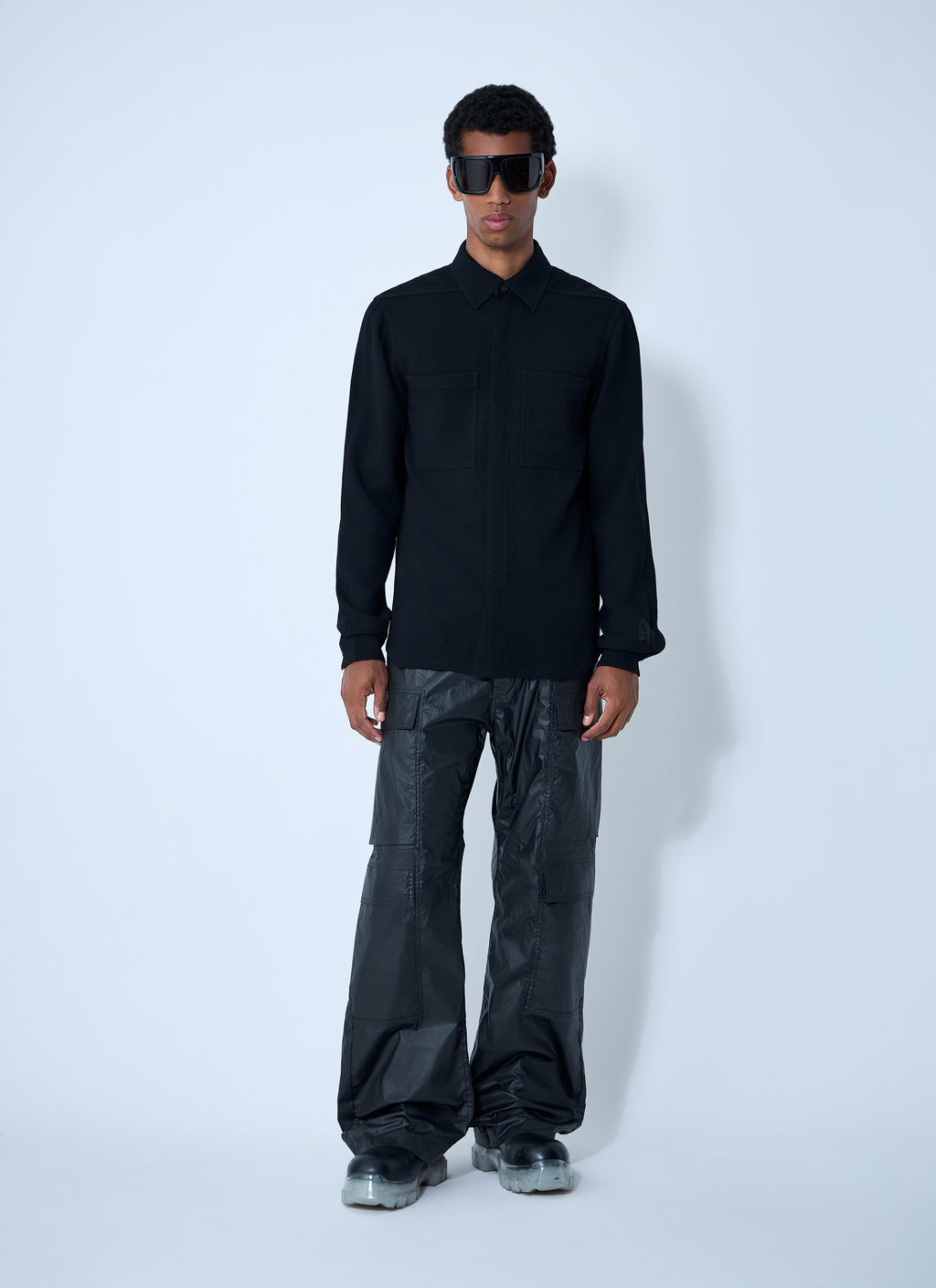 Rick Owens Men Double Cargo Jeans
