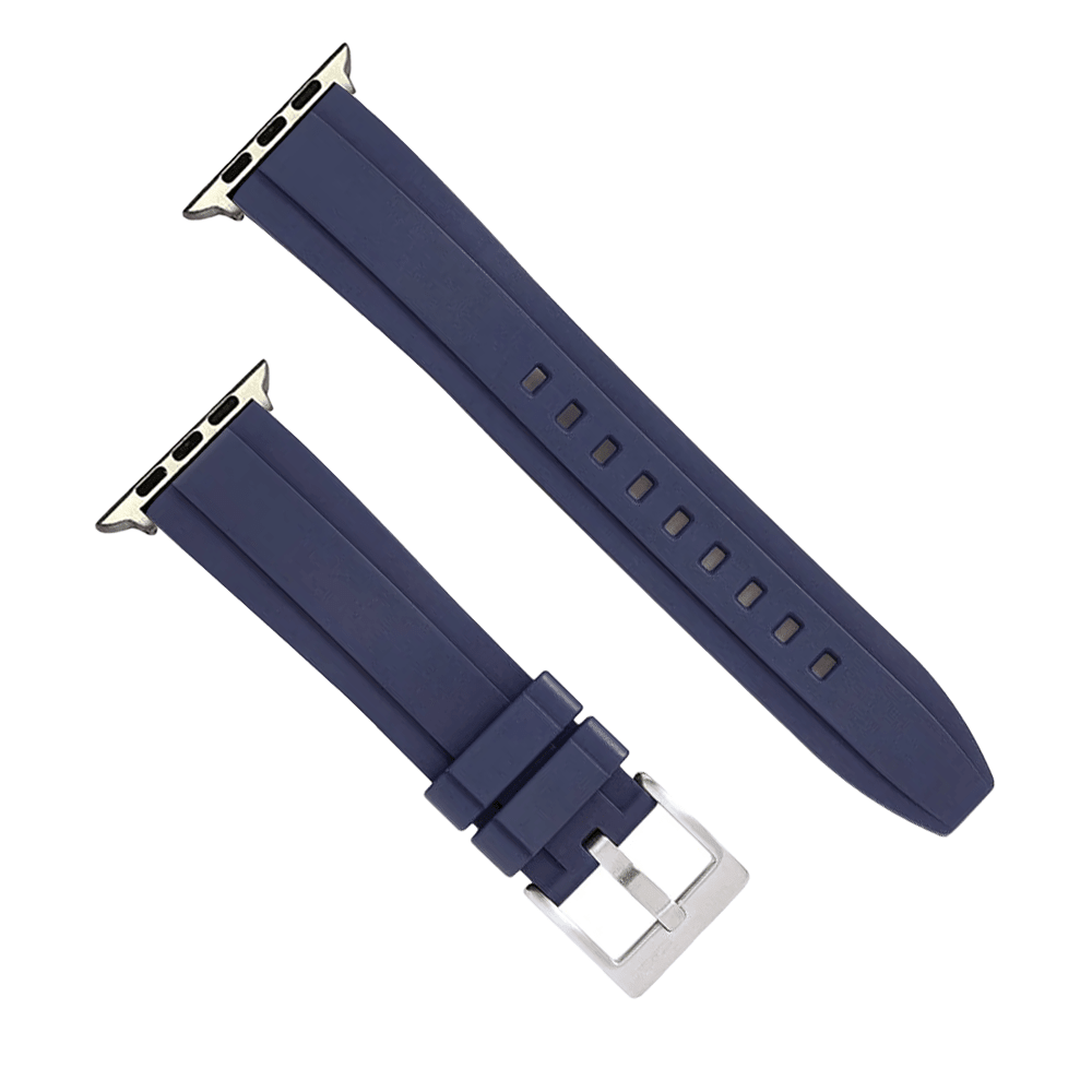 Ridge Rubber Band - For Apple Watch - Blue
