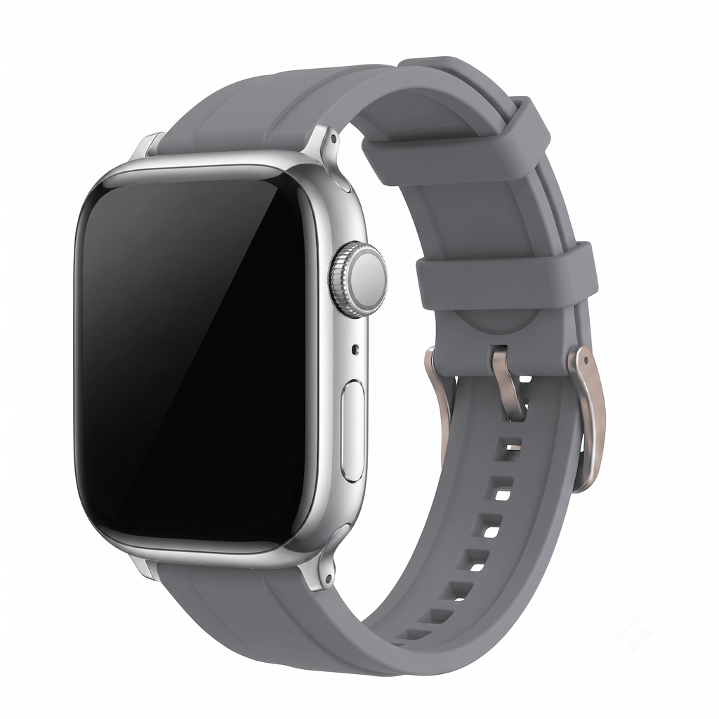 Ridge Rubber Band - For Apple Watch - Gray