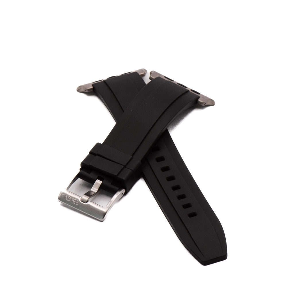 Ridge Rubber Band - For Apple Watch ULTRA - Black