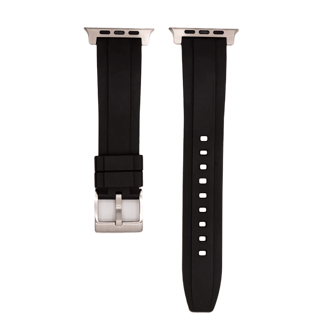 Ridge Rubber Band - For Apple Watch ULTRA - Black