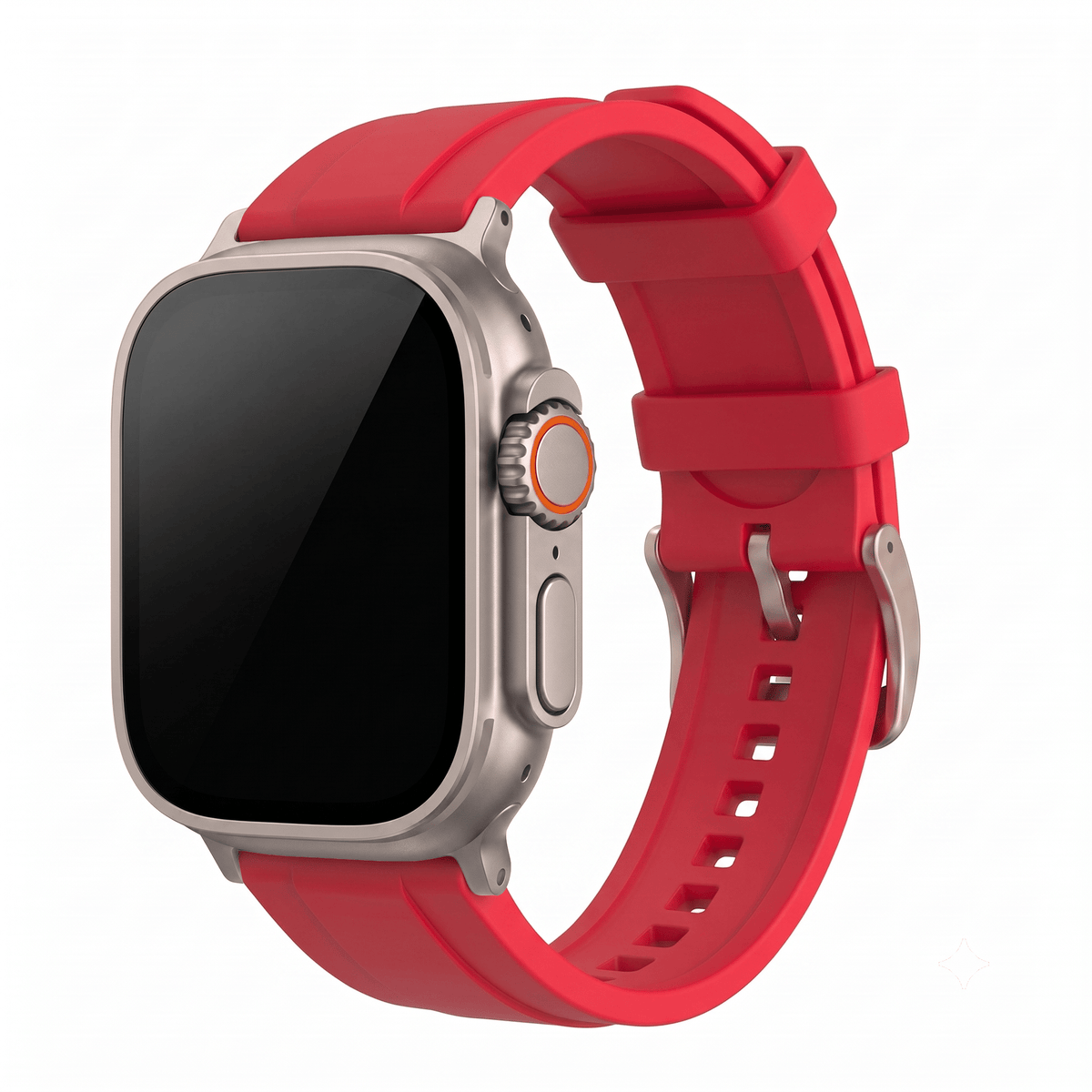 Ridge Rubber Band - For Apple Watch ULTRA - Red