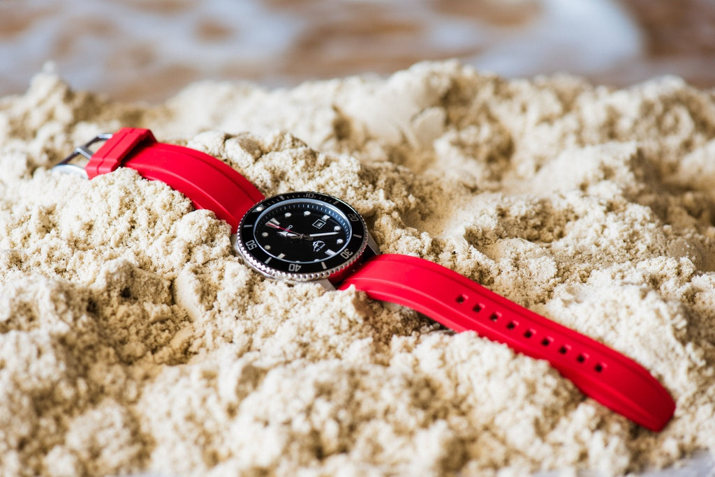 Ridge Rubber - Red