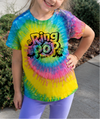 Ring Pop® Since '77 Tie-Dye Tee, Retro Candy Unisex Graphic Tee - Youth