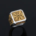 Viking Vegvisir Yggdrasil Solid Stainless Steel Ring