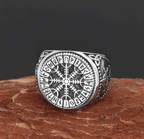 Vikings Helm of Awe Stainless Steel Ring