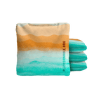 Rippling Stripes Orange Aqua NXT Dri-Tek Cornhole Bags
