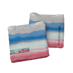 Rippling Stripes Red Blue NXT Dri-Tek Cornhole Bags