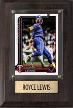 Royce Lewis Minnesota Twins 2025 2024 Topps Bowman 4x6 Gift Plaque