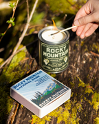 Rocky Mountains Vintage National Park Cabin Matches