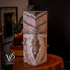 Rosa Onyx Floor Lamp - Small - 35.5"H x 12"W - Square - #5