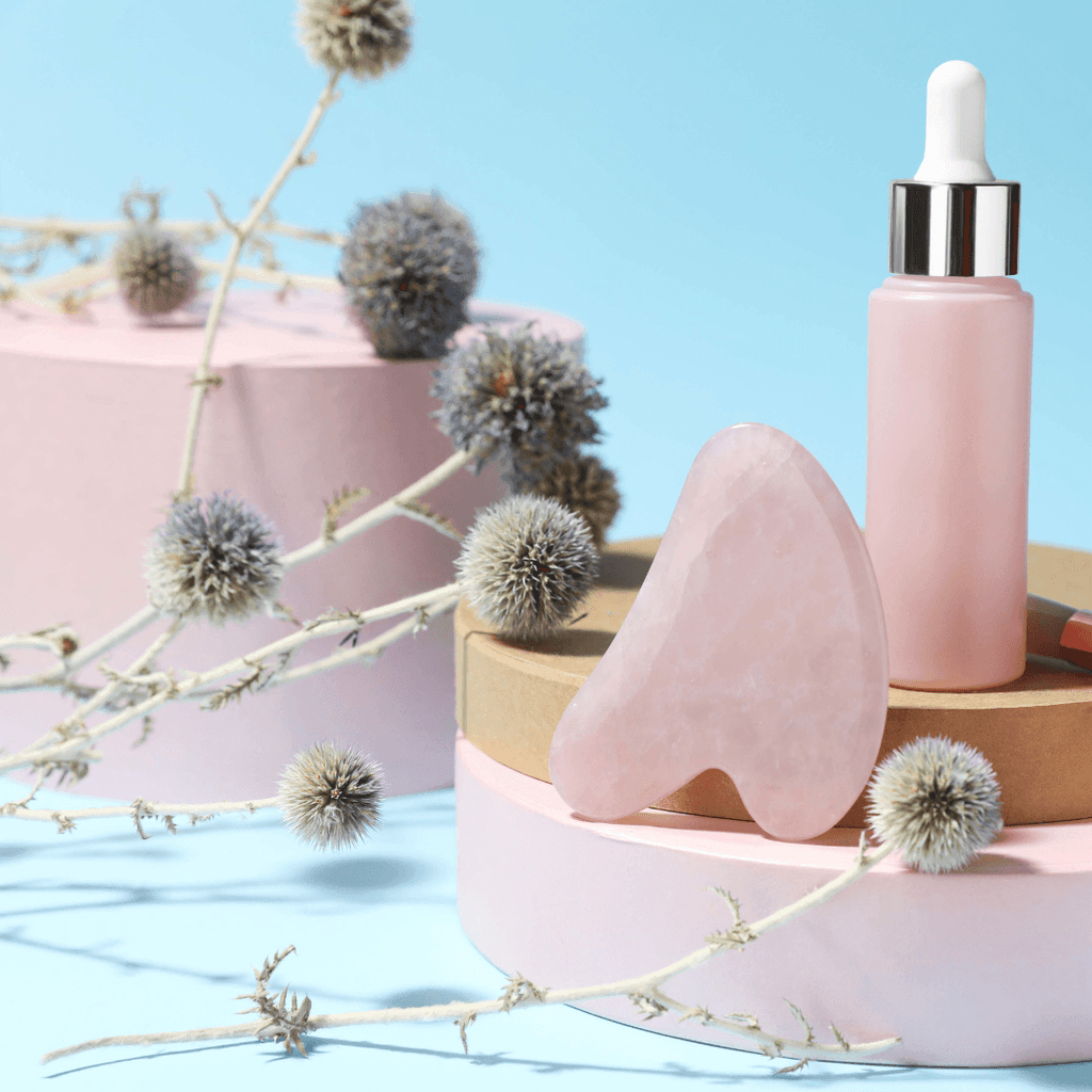 ROSE QUARTZ GUA SHA BOARD