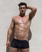 Rough Knit Trunk Black
