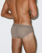 Rough Knit Low Rise Brief Sardinia Tan