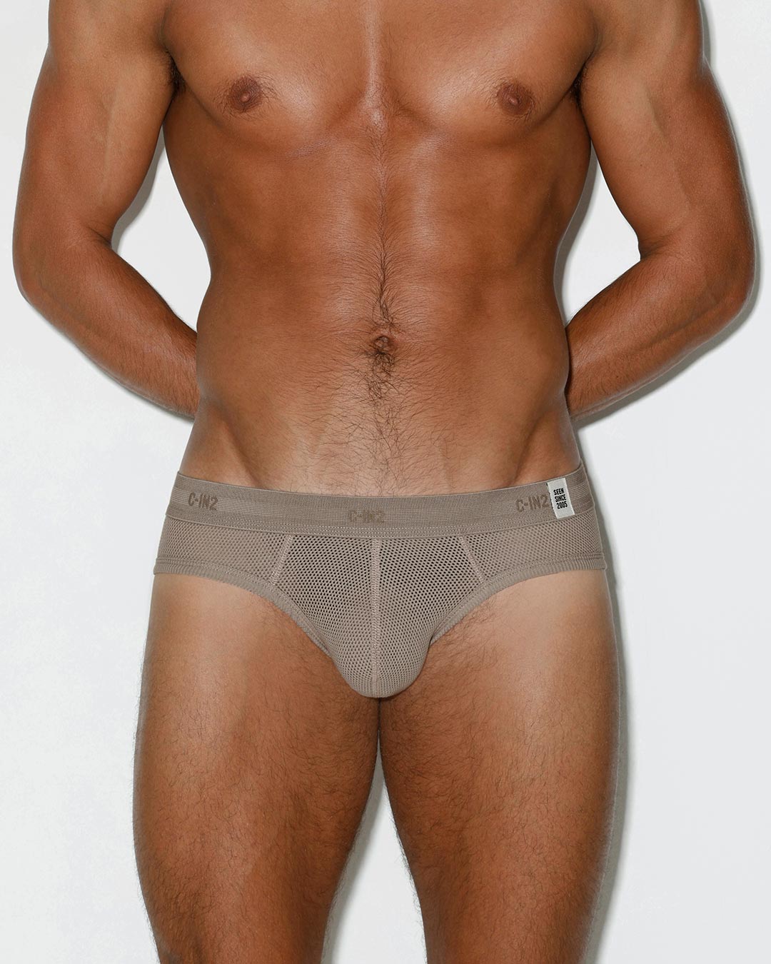 Rough Knit Low Rise Brief Sardinia Tan