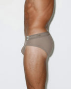 Rough Knit Low Rise Brief Sardinia Tan