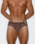 Rough Knit Low Rise Brief Dutch Cocoa
