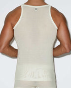 Rough Knit Tank Bone