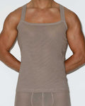 Rough Knit Tank Sardinia Tan