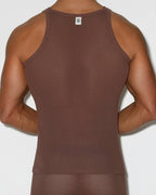 Rough Knit Tank Dutch Cocoa